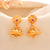 Premium Gold Plated Jhumka Earrings for Women SKU 1512