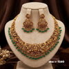 Lakshmi Peacock Temple Jewellery Set | SKU 1260