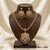 Elegant Lotus Necklace Set with Matching Earrings SKU 1252