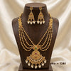 Pearl Layered Long Necklace Set | SKU 1265
