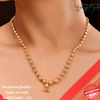 Radiance Gold-Plated Beaded Chain | Lightweight & Tarnish-Resistant 451