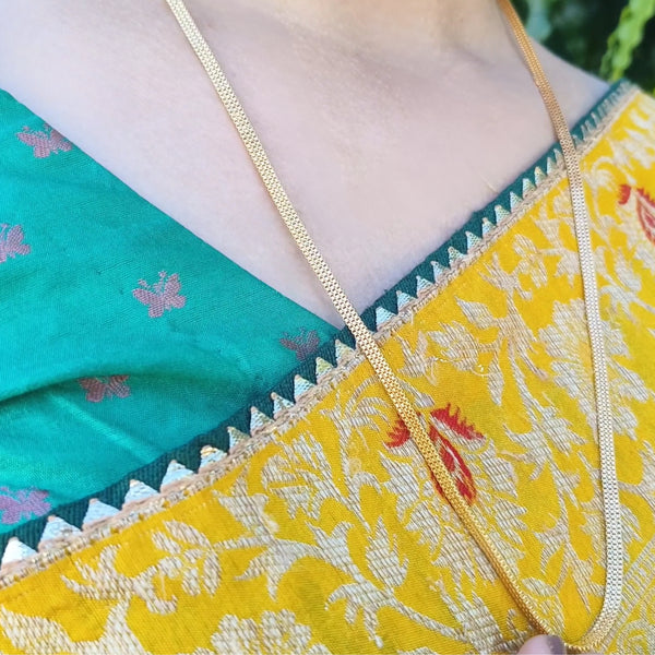 24-Inch One Gram Gold-Plated Chain β Elegant & Timeless 230