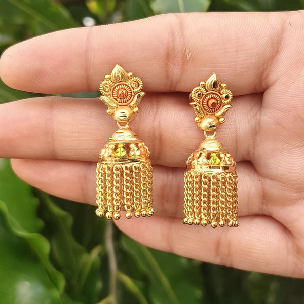 Gold Plated Jumka Earrings