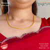 Royal 24-Inch High-Polished Gold-Plated Chain β Lightweight Elegance for Everyday Glam 851