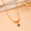 Simple Palakka Short chain necklace 751