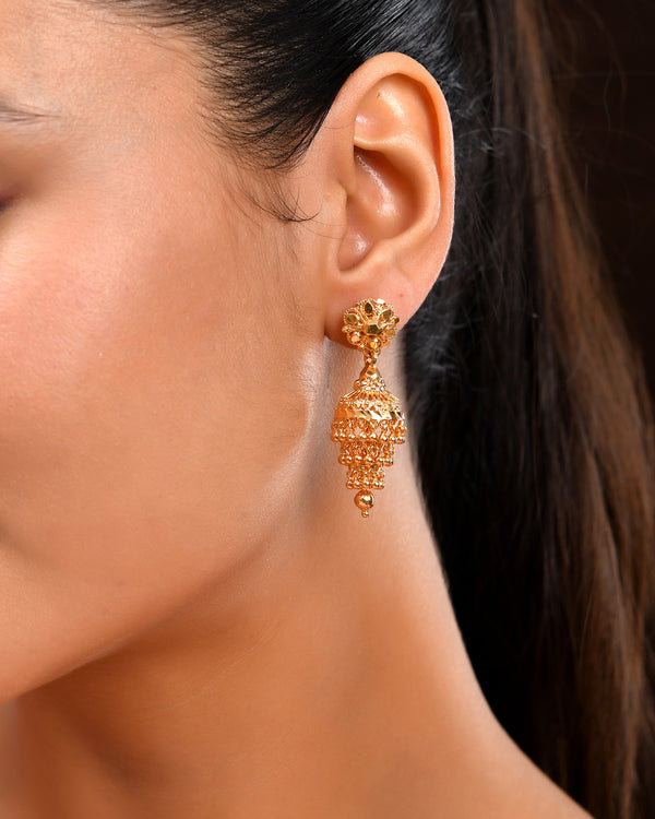 Gold Plated Jumka - Same like Gold 437