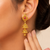 Traditional Gold Plated Double Jhumki Earrings sku 1525