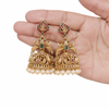 “Premium Bridal Style Antique Jhumka Earrings with Pearl Drops” SKU - 445