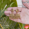 Antique Peacock Temple Jhumka Earrings for Women – Gold Plated Designer Jhumki 1447