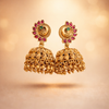 Antique Peacock Temple Jhumka Earrings for Women – Gold Plated Designer Jhumki 1447