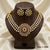 Pearl Emerald Gold-Plated Necklace Set | SKU 1256