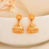Traditional South Indian Style Gold Plated Jhumka Earrings for Women SKU 1514