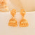 Designer Gold Plated Jhumka Earrings for Women | Lightweight Traditional Style SKU 1519