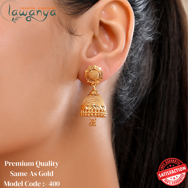 Gold Plated Mini Jumka 400