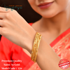 Gold Plated Plain Bangles 126