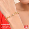 Sparkling Stone Gold-Plated Bracelet – Adjustable & Tarnish-Free 315