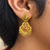 Gold-Plated Geometric Filigree Kammal sku 361