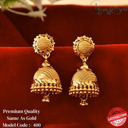 Gold Plated Mini Jumka 400