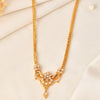Gold Replica Necklace with white AD Stones 940