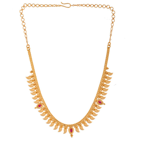 Elegant Gold-Plated Necklace Same as Real Gold