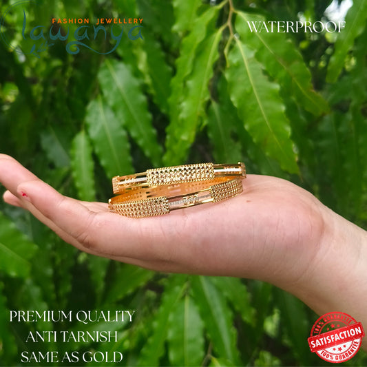 Royal Look Designer Bangles – Sweatproof & Durable