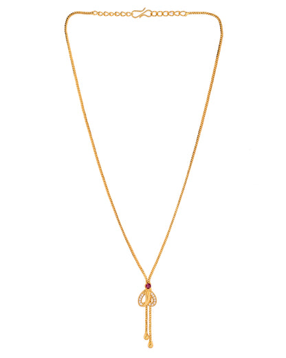 18” Short Chain with Cute Heart Charm 115