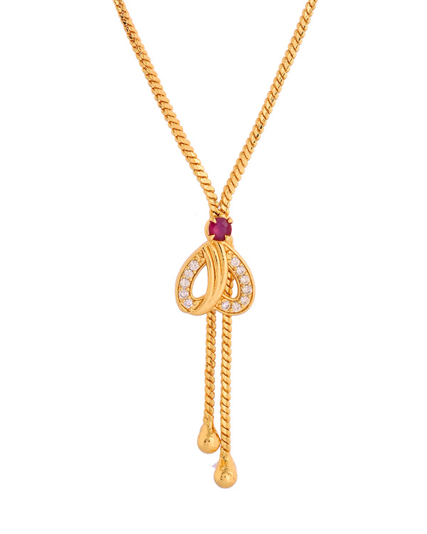 18” Short Chain with Cute Heart Charm 115