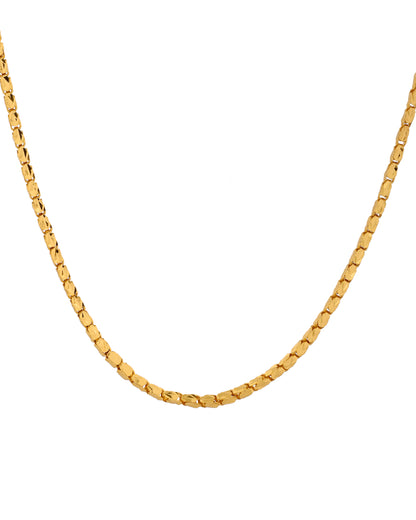 24 Inches Gold Plated Chain Premium Quality 810