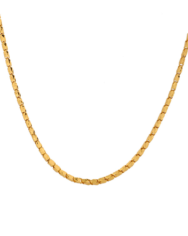 24 Inches Gold Plated Chain Premium Quality 810