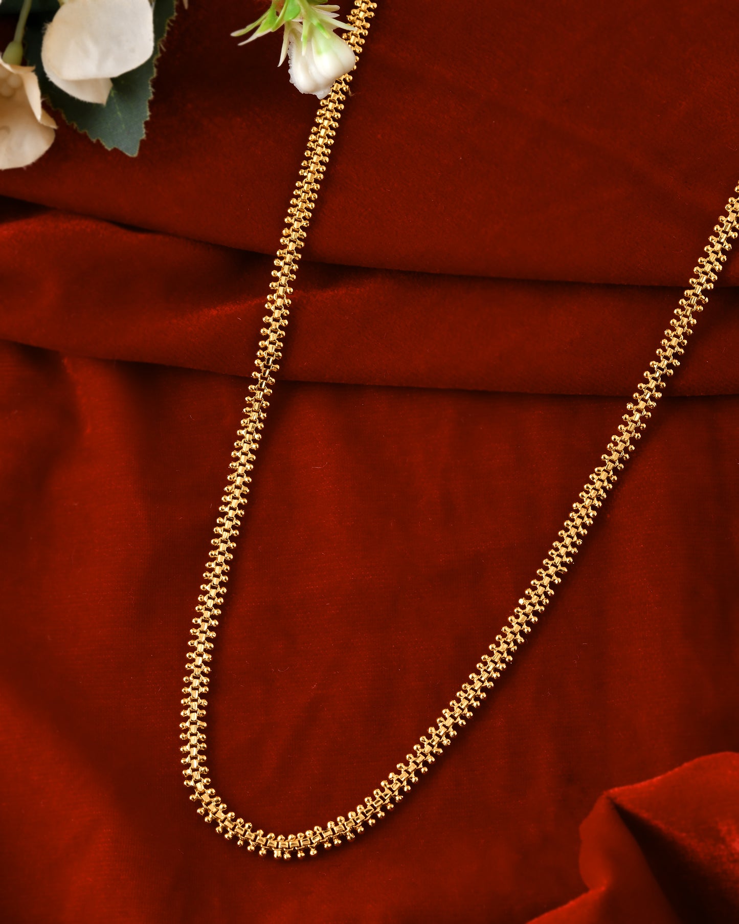 24 Inches One Gram Plated - Real Gold Model Chain