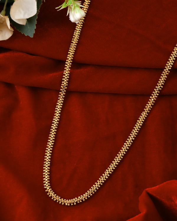 24 Inches One Gram Plated - Real Gold Model Chain 815