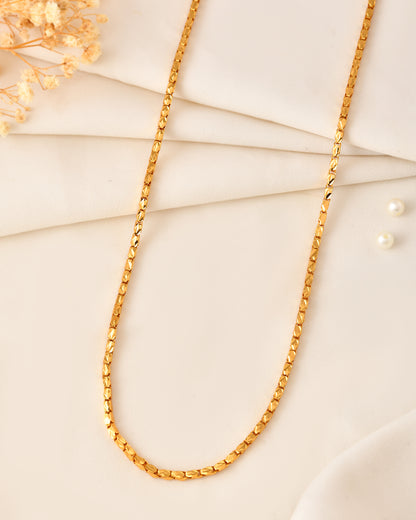 24 Inches Gold Plated Chain Premium Quality 810