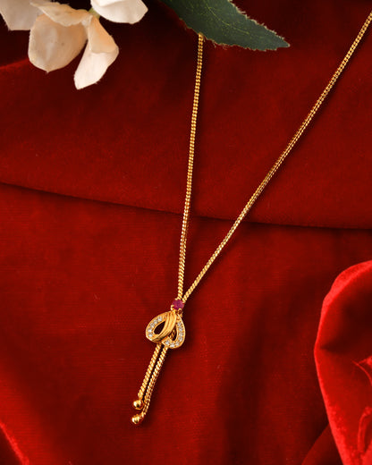 18” Short Chain with Cute Heart Charm 115