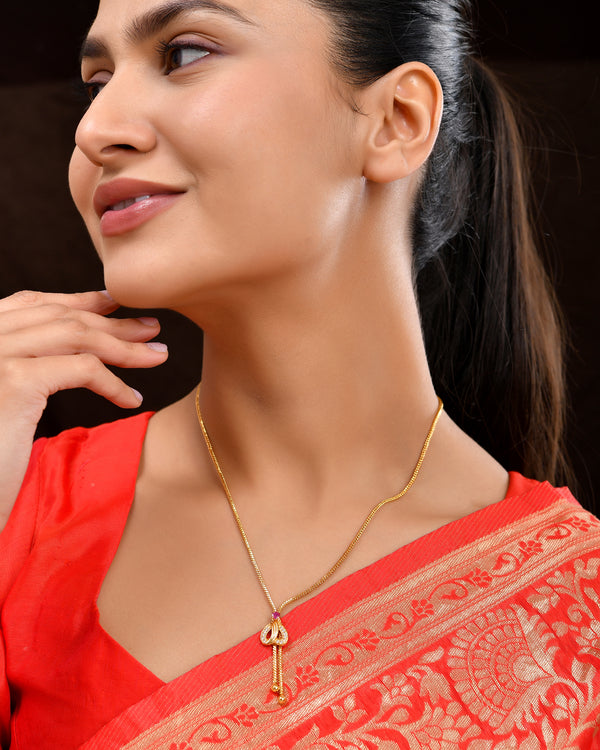 18” Short Chain with Cute Heart Charm 115