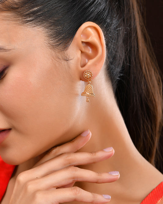 Gold Plated Jumka - Same like Gold 436