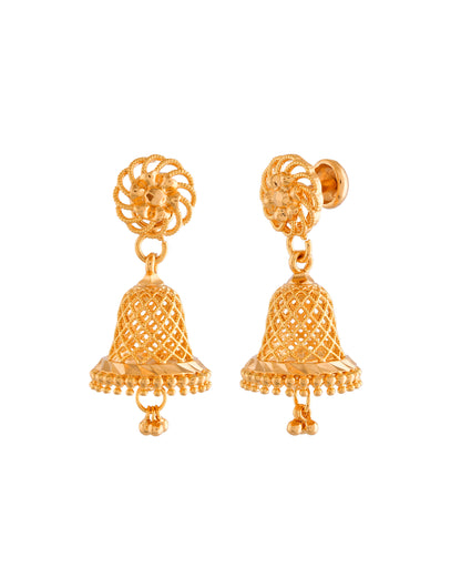 Gold Plated Jumka - Same like Gold 436