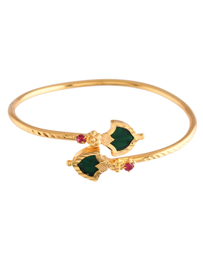 Adjustable Palakka Bracelet - One Gram Plated