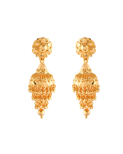 Gold Plated Jumka - Same like Gold 437