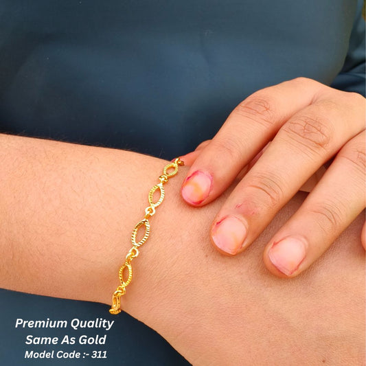 Radiant Gold-Plated Bracelet – Tarnish-Free & Perfect Fit