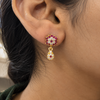 Royal Gold-Plated Studs & Jhumka's SKU 350