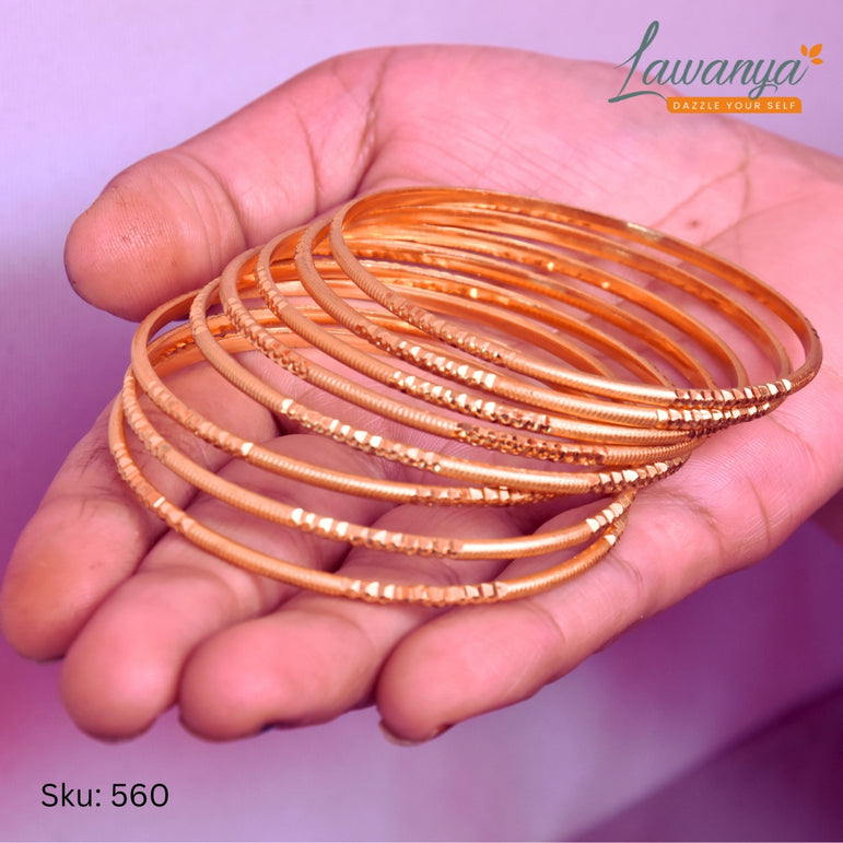 Gold Plated Bangles