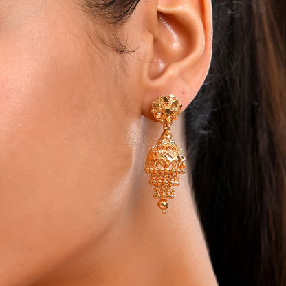 Gold Plated Jumka - Same like Gold 437