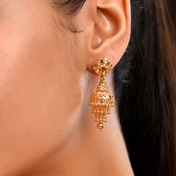 Gold Plated Jumka - Same like Gold 437