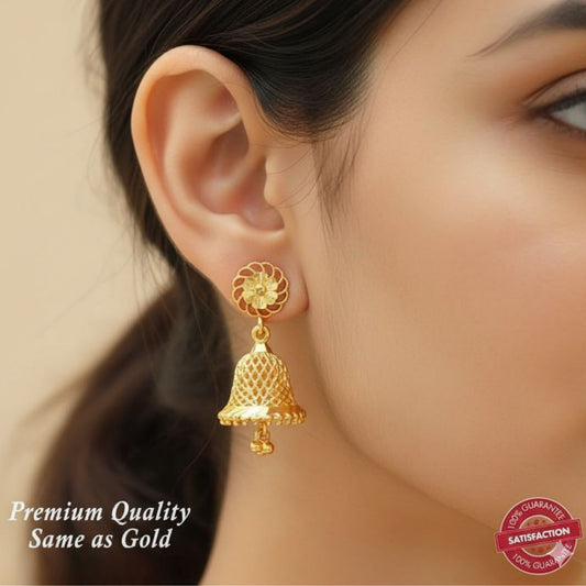 Gold Plated Jumka - Same like Gold