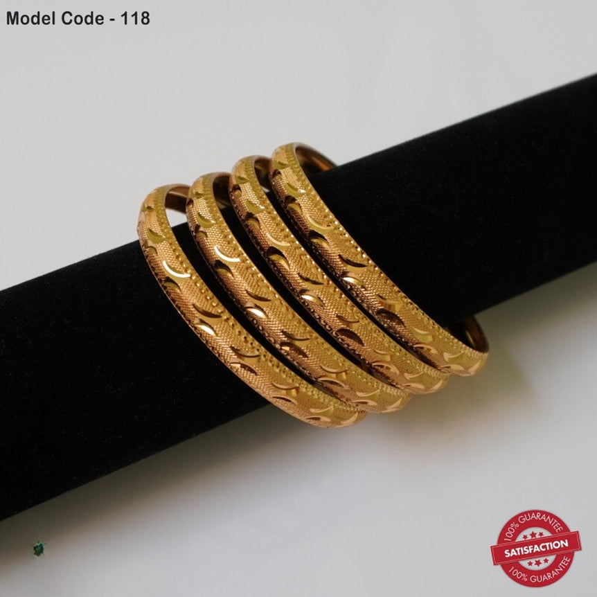 Gold plated bangles