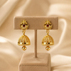Elegant South Indian Style Anti-Tarnish Jhumkas sku 1536