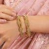 Luxury Indian Wedding Kada Bangles sku 1012