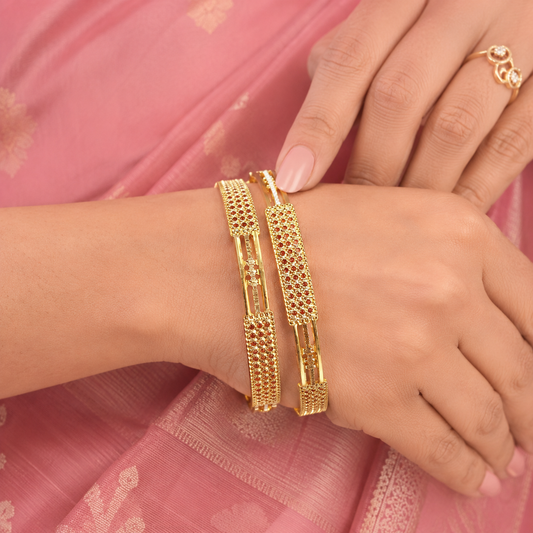 Maharani Style Designer Bangles sku 1004