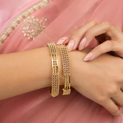 Maharani Style Designer Bangles sku 1004