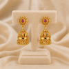 Gold Plated Traditional Jhumka Earrings for Women sku 1533